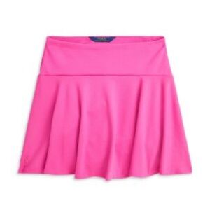 NWT Polo Ralph Lauren Girls Hot Pink Flounced Ponte Skort Preppy Summer Vacation